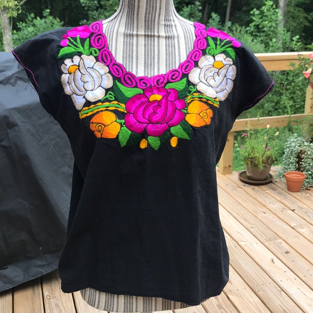 Embroidered Mexican Top